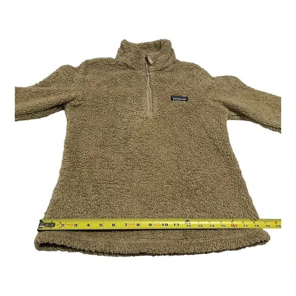 Patagonia Los Gatos Fleece Pullover Women's Small Brown‎ 1/4 Zip Soft Jacket - Picture 6 of 12